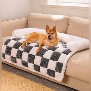 New Fuzzy Funny Large Pet Couch cover